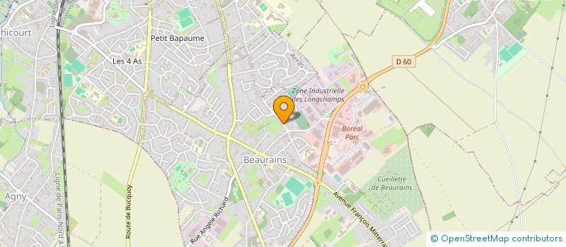 localisation de l'entreprise LES SENS DU COEUR à BEAURAINS