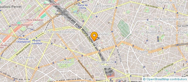 localisation de l'entreprise LES SENS DU CONTACT  PARIS