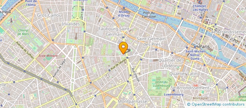 localisation de l'entreprise LES SENS DU CONTACT  PARIS