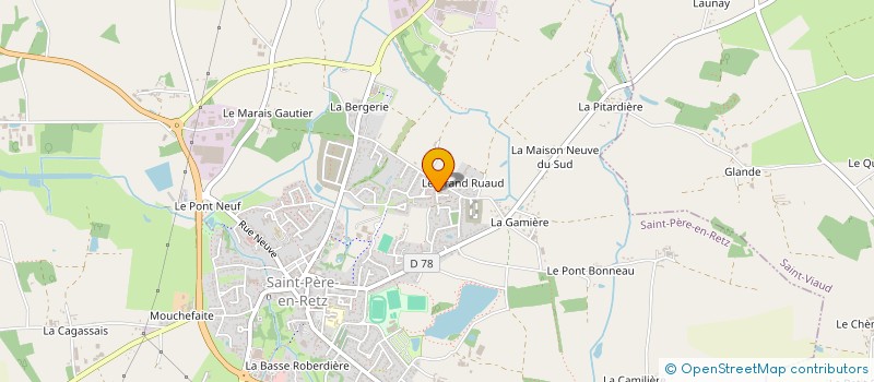 localisation de l'entreprise LES SENS DU MENUISIER à CHAUMES-EN-RETZ