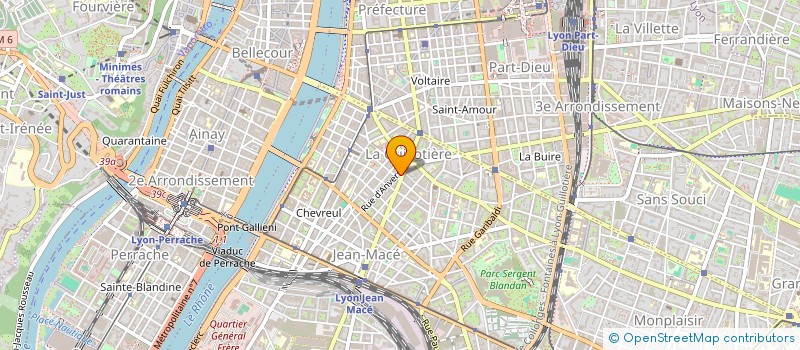 localisation de l'entreprise LES SENS DU VOYAGE à LYON