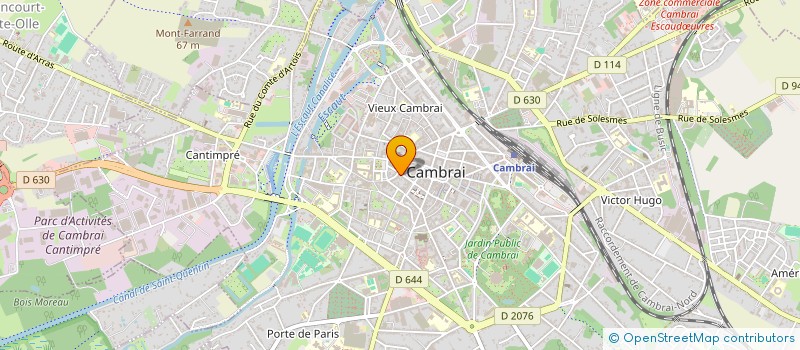 localisation de l'entreprise LES SENS MOTARD à CAMBRAI