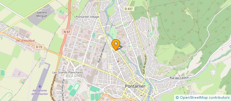 localisation de l'entreprise LES SENSATION'ELLES  PONTARLIER