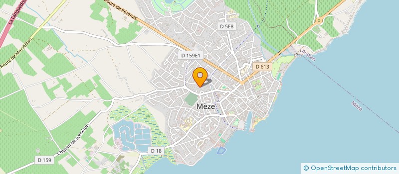 localisation de l'entreprise LES SENTEURS DU MIDI à MEZE