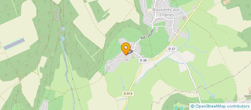 localisation de l'entreprise LES SENTIERS DE BORRERES  BOUXIERES-AUX-CHENES