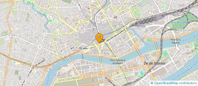 localisation de l'entreprise LES SENTIERS DE LA VIE à NANTES