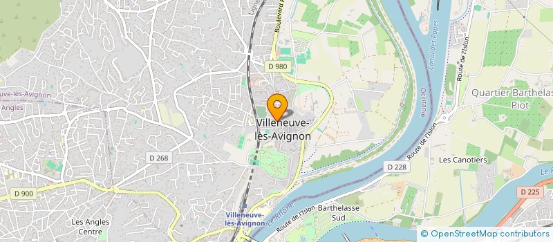 localisation de l'entreprise LES SENTINELLES  VILLENEUVE-LES-AVIGNON