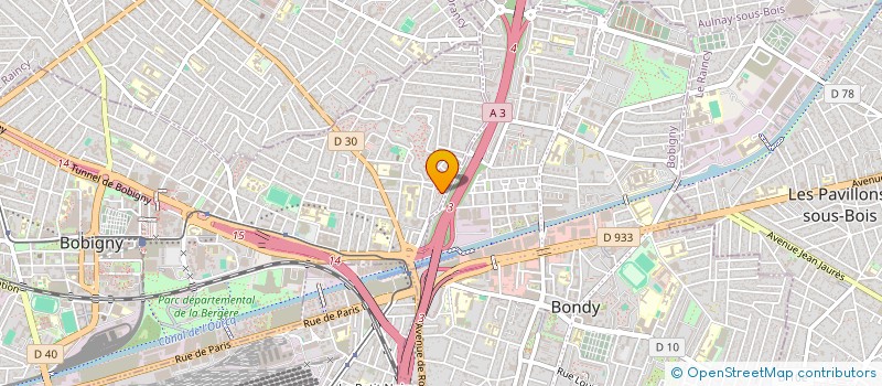 localisation de l'entreprise LES SENTINELLES DE LABREU EN COLERE  BOBIGNY