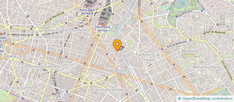 localisation de l'entreprise LES SENTINELLES DU RAIL à PARIS