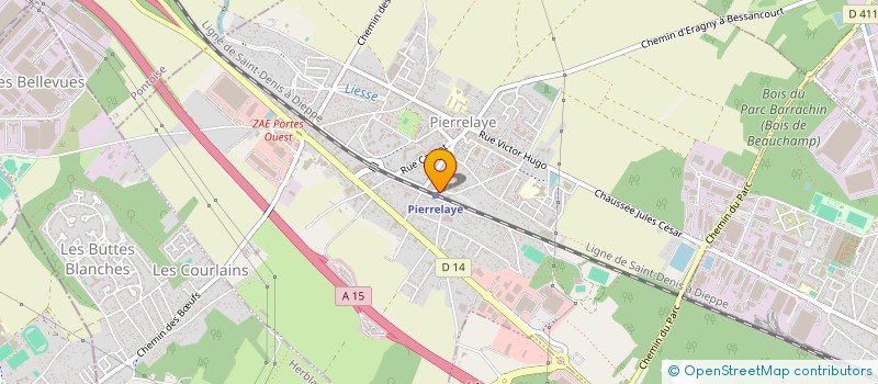 localisation de l'entreprise LES SEPT BLES  PIERRELAYE