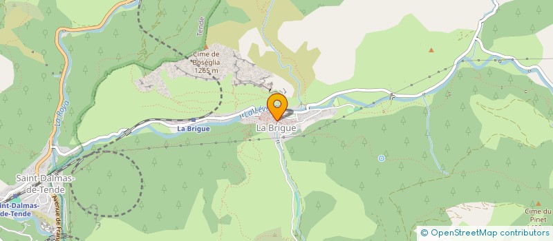 localisation de l'entreprise LES SEPT COLLINES  LA BRIGUE