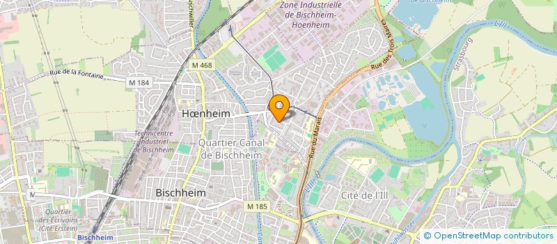 localisation de l'entreprise LES SEPT EPIS  HNHEIM