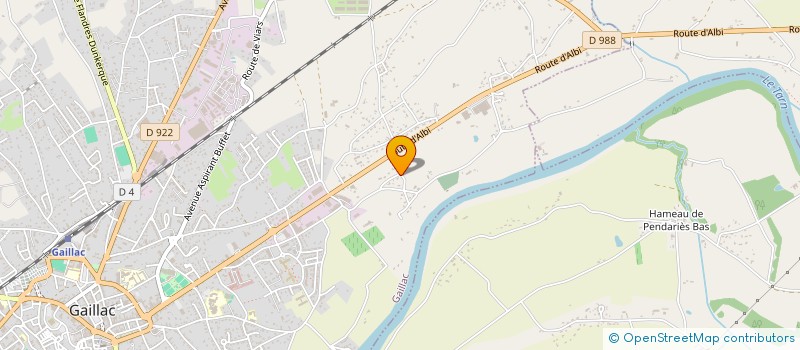 localisation de l'entreprise LES SEPT FOUNS TROIS à GAILLAC