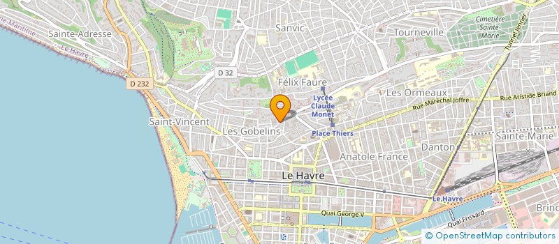 localisation de l'entreprise LES SEPT ISLAIS à LE HAVRE