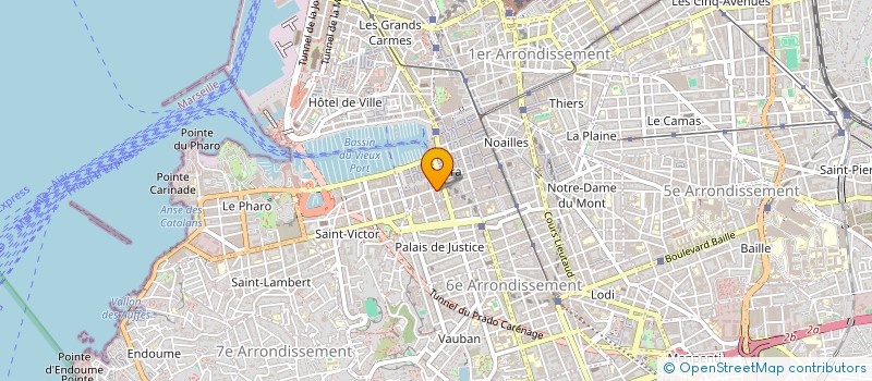 localisation de l'entreprise LES SEPT MESURES à MARSEILLE