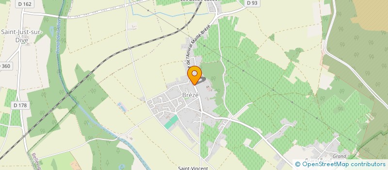 localisation de l'entreprise LES SEPT MOUSQUETAIRES  BELLEVIGNE-LES-CHATEAUX