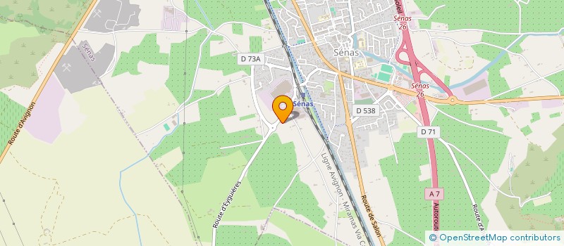 localisation de l'entreprise LES SEPT NEZ à SENAS