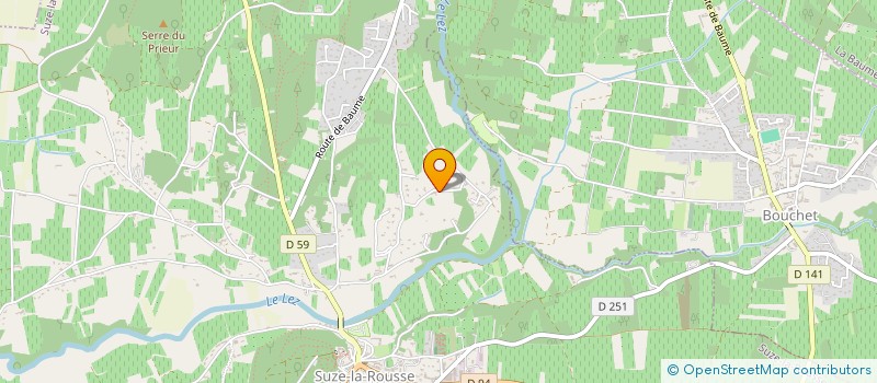 localisation de l'entreprise LES SEPT OLIVIERS  SUZE-LA-ROUSSE