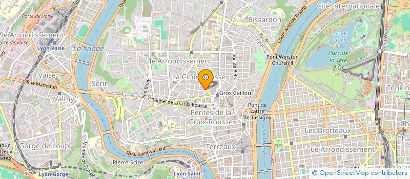 localisation de l'entreprise LES SEPT PECHES DU PLATEAU à LYON