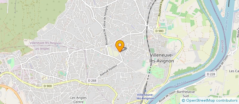 localisation de l'entreprise LES SEPT PINS  VILLENEUVE-LES-AVIGNON