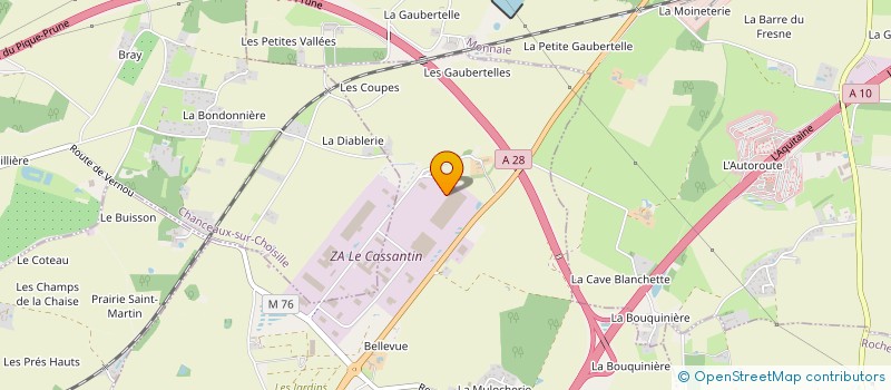 localisation de l'entreprise LES SEPT SAVEURS  PARCAY-MESLAY