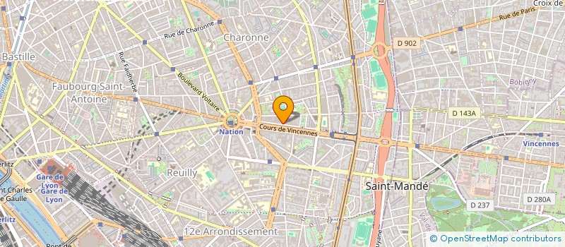 localisation de l'entreprise LES SEPTEMBRES  PARIS