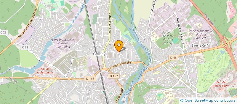 localisation de l'entreprise LES SEQUOIAS  GOLBEY