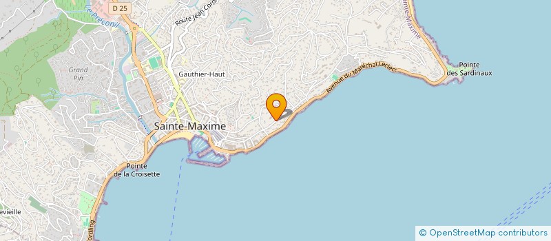 localisation de l'entreprise LES SEQUOIAS DE MELLERAY à SAINTE-MAXIME