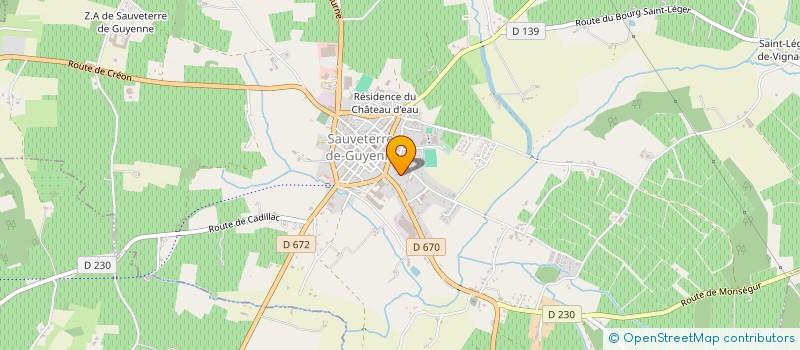 localisation de l'entreprise LES SEQUOIAS NETWORKS  SAUVETERRE-DE-GUYENNE