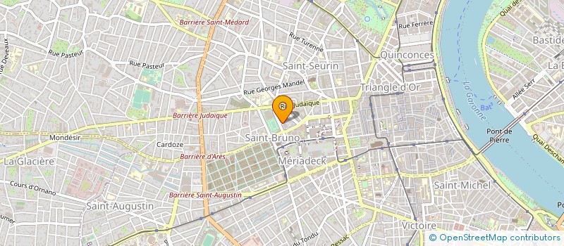 localisation de l'entreprise LES SERAPHINES à BORDEAUX