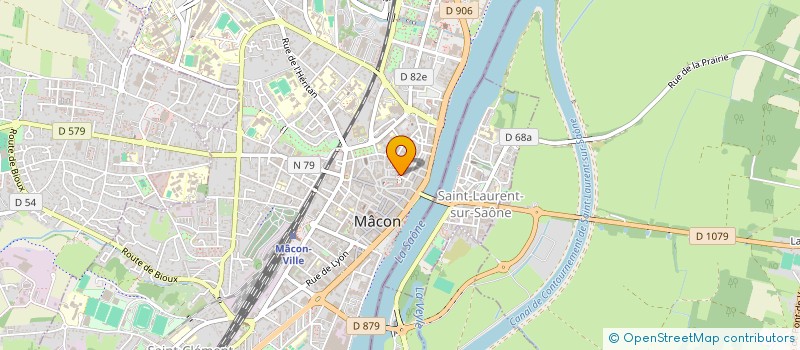 localisation de l'entreprise LES SERIALS COOLORS à MACON
