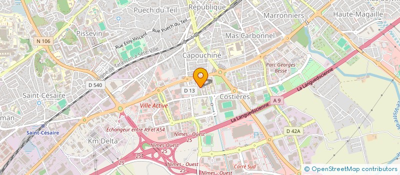 localisation de l'entreprise LES SERIEUSES à NIMES