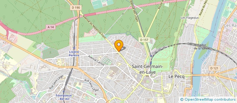 localisation de l'entreprise LES SERIEUSES FANTAISIES  SAINT-GERMAIN-EN-LAYE