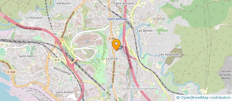 localisation de l'entreprise LES SERINES à MARSEILLE