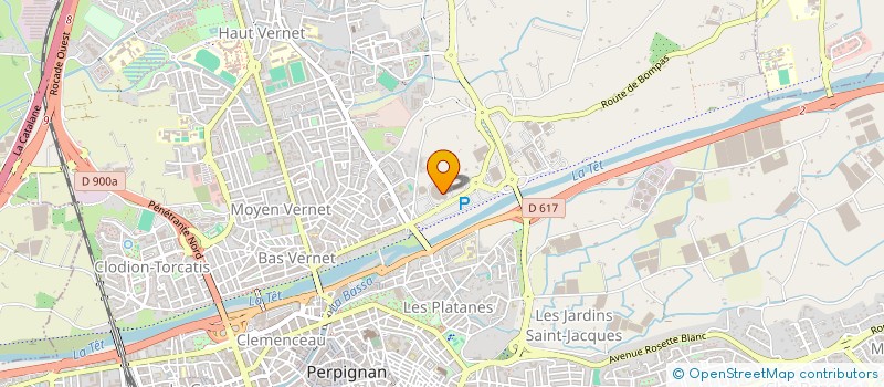localisation de l'entreprise LES SERRES D'HESDIGNEUL EARL à PERPIGNAN