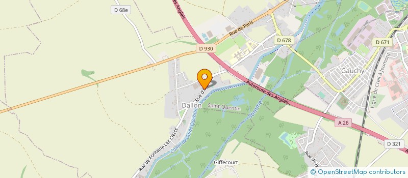 localisation de l'entreprise LES SERRES DE DALLON ETS BERTHELOT  DALLON