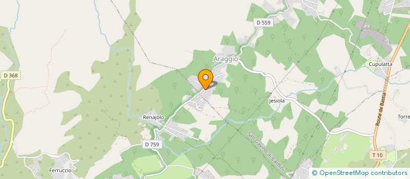 localisation de l'entreprise LES SERRES DE FERRUCCIO à SAN-GAVINO-DI-CARBINI