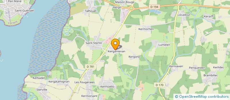 localisation de l'entreprise LES SERRES DE KERNOURS à KERVIGNAC