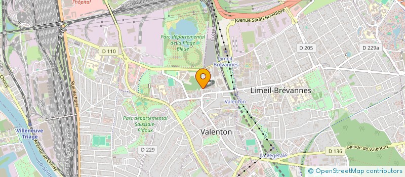 localisation de l'entreprise LES SERRES DE MANDRES  VALENTON