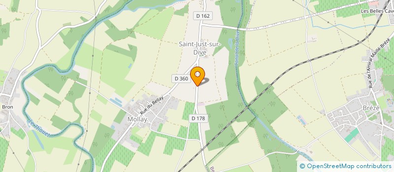 localisation de l'entreprise LES SERRES DU COUDRAY  LE COUDRAY-MACOUARD