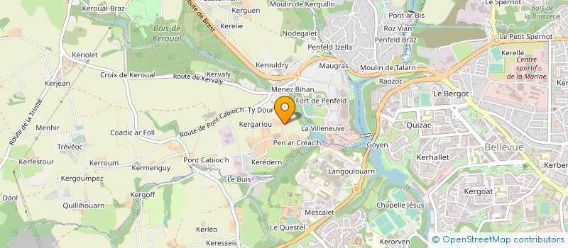 localisation de l'entreprise LES SERRES DU GUENVEZ à GUILERS