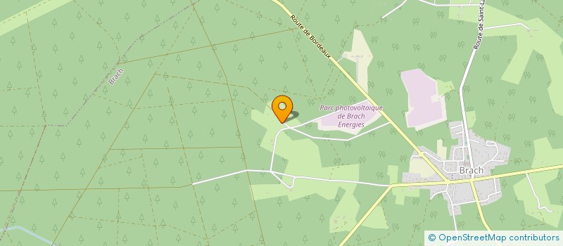 localisation de l'entreprise LES SERRES DU RPINTEMPS à BRACH