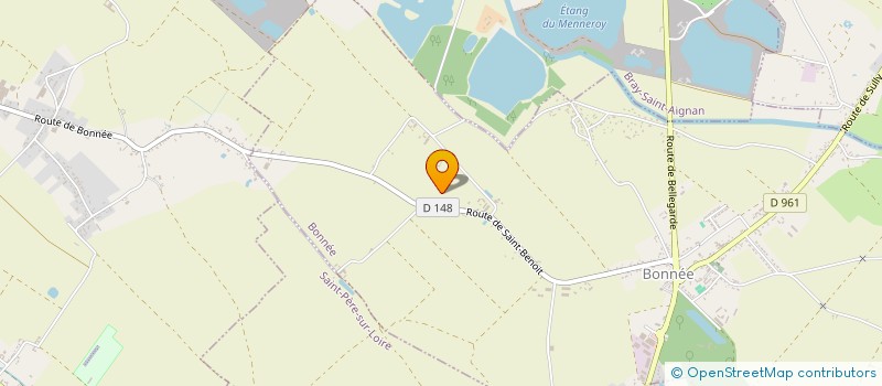 localisation de l'entreprise LES SERRES MODERNES DU VAL DE LOIRE à BONNEE