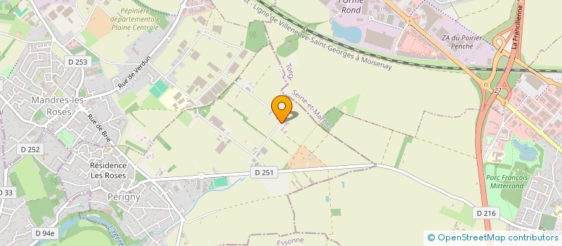 localisation de l'entreprise LES SERRES SAINT LEU  PERIGNY