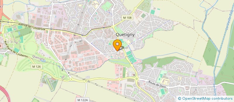 localisation de l'entreprise LES SERRES VOYAGEANTS  QUETIGNY