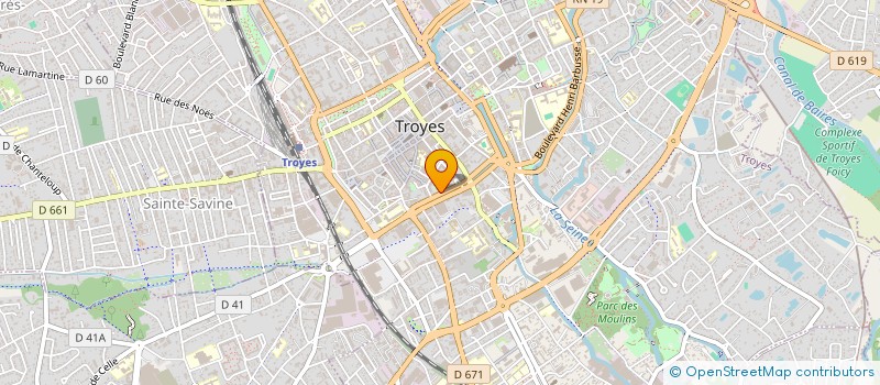 localisation de l'entreprise LES SERRISTES REUNIS à TROYES