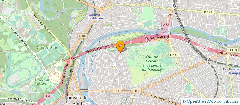 localisation de l'entreprise LES SERRURIERS METALLIERS DU VAL DE MARNE à CHAMPIGNY-SUR-MARNE