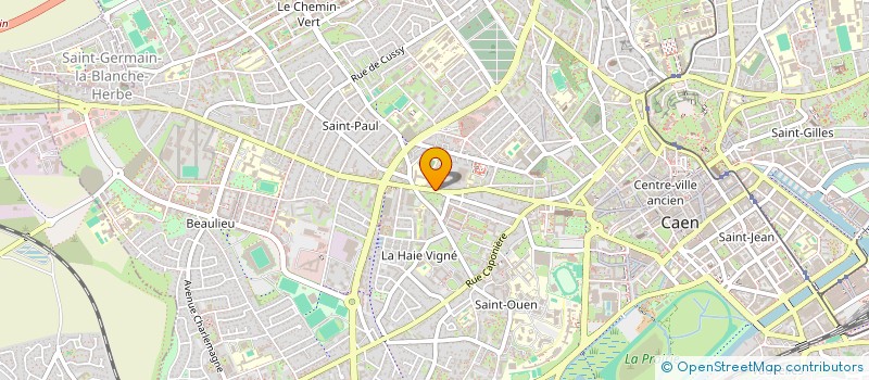 localisation de l'entreprise LES SERVAGES à CAEN