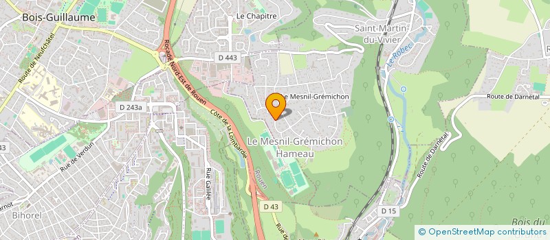 localisation de l'entreprise LES SERVICES D'ALEXIA  SAINT-MARTIN-DU-VIVIER