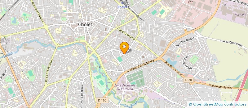 localisation de l'entreprise LES SERVICES D'ANTO à CHOLET